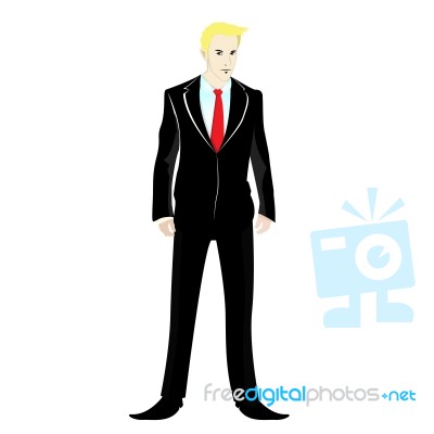 Man In Suit Stock Image