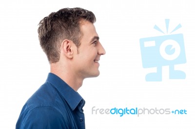 Man Posing Casually Stock Photo