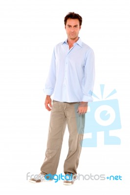 Man Standing Stock Photo