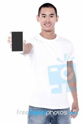 Man With Smart Phone! Stock Photo