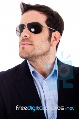 Man With Sunglasses Stock Photo