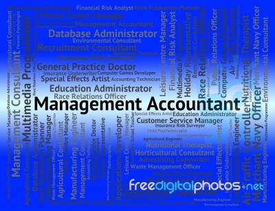 Management Accountant Indicates Balancing The Books And Accounta… Stock Image