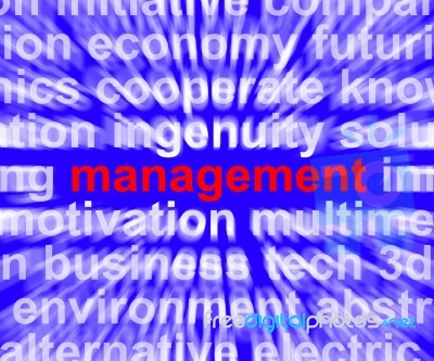 Management Word Stock Image