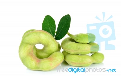 Manila Tamarind Fruit Isolated On White Background Stock Photo