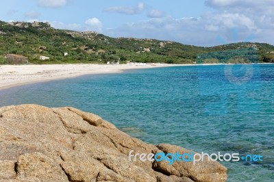 Mannena Beach In Sardinia Stock Photo