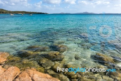 Mannena Beach In Sardinia Stock Photo