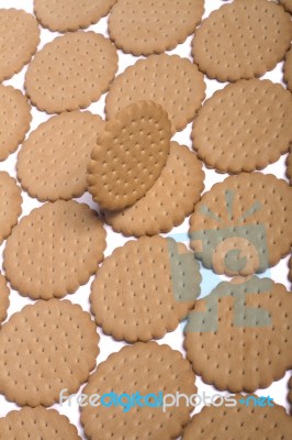 Many Biscuits Stock Photo