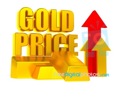 Many Shiny Gold Bars Stock Image