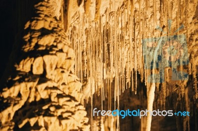 Marakoopa Cave In Mayberry, Mole Creek, Tasmania Stock Photo