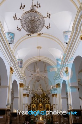 Marbella, Andalucia/spain - July 6 : Interior Of The Church Of T… Stock Photo