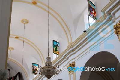 Marbella, Andalucia/spain - July 6 : Interior Of The Church Of T… Stock Photo