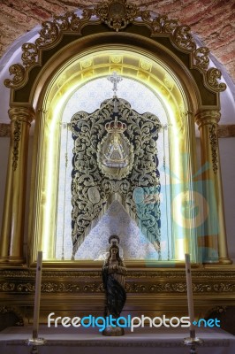 Marbella, Andalucia/spain - July 6 : Interior Of The Church Of T… Stock Photo