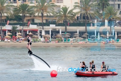 Marbella, Andalucia/spain - July 6 : People Enjoying Watersports… Stock Photo