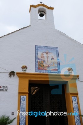 Marbella, Andalucia/spain - July 6 : Small Church In Plaza De Lo… Stock Photo