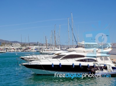 Marbella, Andalucia/spain - May 4 : Boats In The Marina At Marbe… Stock Photo