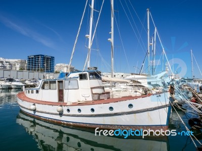 Marbella, Andalucia/spain - May 4 : Boats In The Marina At Marbe… Stock Photo