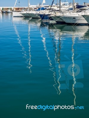 Marbella, Andalucia/spain - May 4 : Boats In The Marina At Marbe… Stock Photo