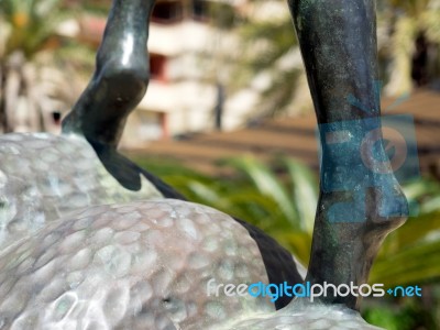 Marbella, Andalucia/spain _ May 4 : Salvador Dali Sculpture In M… Stock Photo