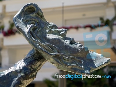 Marbella, Andalucia/spain _ May 4 : Salvador Dali Sculpture In M… Stock Photo