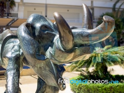 Marbella, Andalucia/spain _ May 4 : Salvador Dali Sculpture In M… Stock Photo