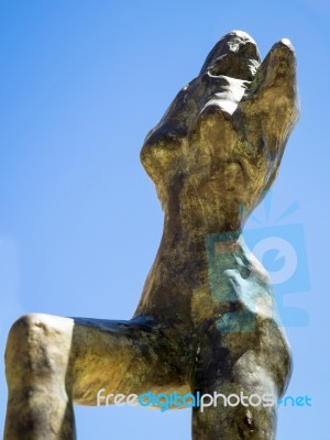 Marbella, Andalucia/spain _ May 4 : Salvador Dali Sculpture In M… Stock Photo