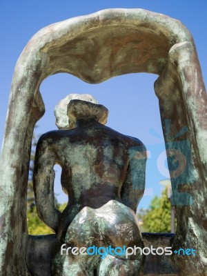 Marbella, Andalucia/spain _ May 4 : Salvador Dali Sculpture In M… Stock Photo