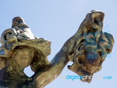 Marbella, Andalucia/spain _ May 4 : Salvador Dali Sculpture In M… Stock Photo