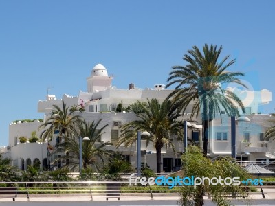 Marbella, Andalucia/spain - May 4 : Street Scene In Marbella Spa… Stock Photo