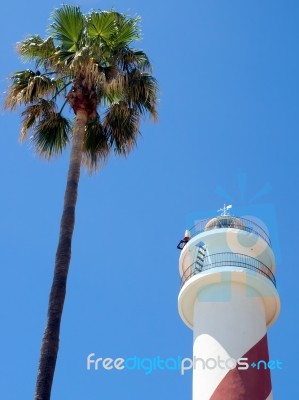 Marbella, Andalucia/spain - May 4 : View Of The Lighthouse In Ma… Stock Photo