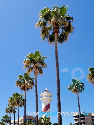 Marbella, Andalucia/spain - May 4 : View Of The Lighthouse In Ma… Stock Photo