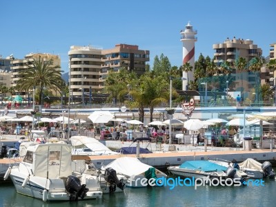 Marbella, Andalucia/spain - May 4 : View Of The Marina At Marbel… Stock Photo