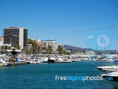 Marbella, Andalucia/spain - May 4 : View Of The Marina At Marbel… Stock Photo