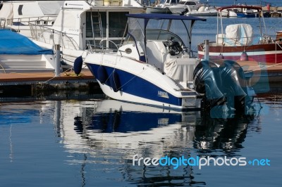 Marina At Palau In Sardinia Stock Photo