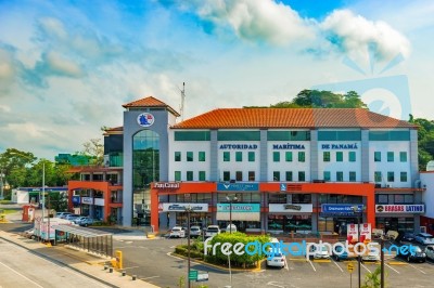 Marine Authorities Building In Panama City Stock Photo