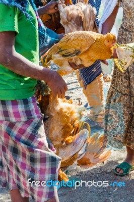 Market Place In Bahir Dar Stock Photo