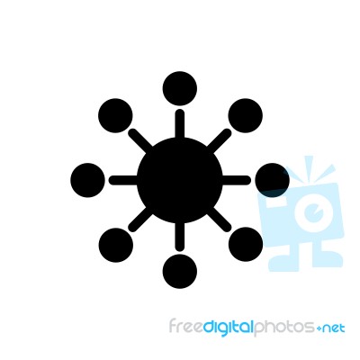 Marketing Viral Symbol Icon  Illustration On White B Stock Image