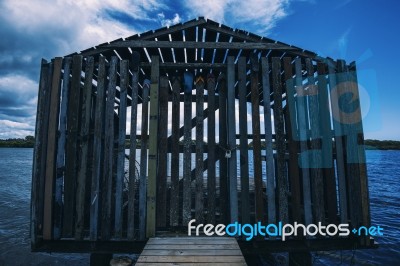 Maroochy River Boat House During The Day Stock Photo