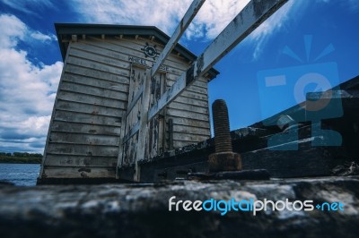 Maroochy River Boat House During The Day Stock Photo