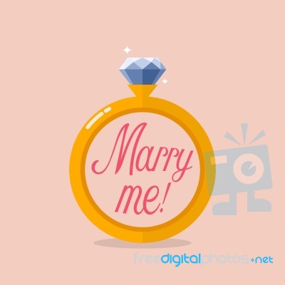 Marry Me Stock Image