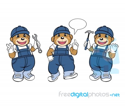 Mascot Cartoon Stock Image