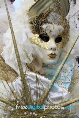 Mask Of Venice Stock Photo