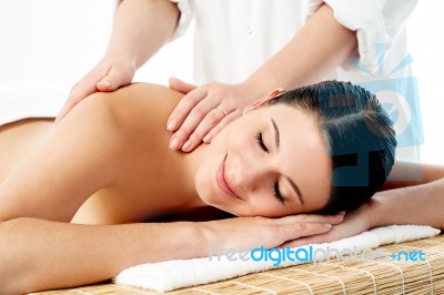 Massages Are The Best Pampering Idea Stock Photo