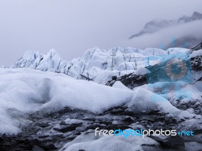 Matanuska Glacier, Alaska Stock Photo