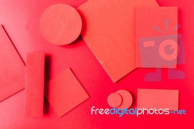 Material Design Colorful Background Stock Photo