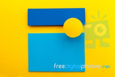 Material Design Colorful Background Stock Photo