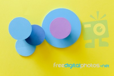 Material Design Colorful Background Stock Photo