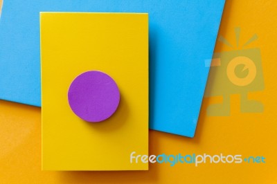 Material Design Colorful Background Stock Photo