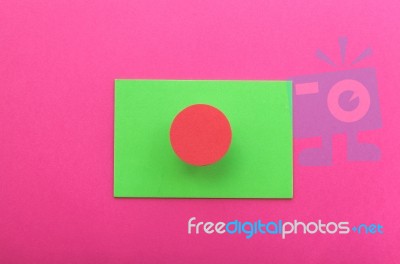 Material Design Colorful Background Stock Photo