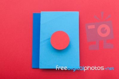 Material Design Colorful Background Stock Photo