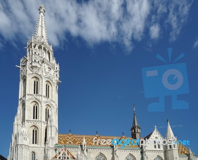 Matthias Church Budapest Stock Photo